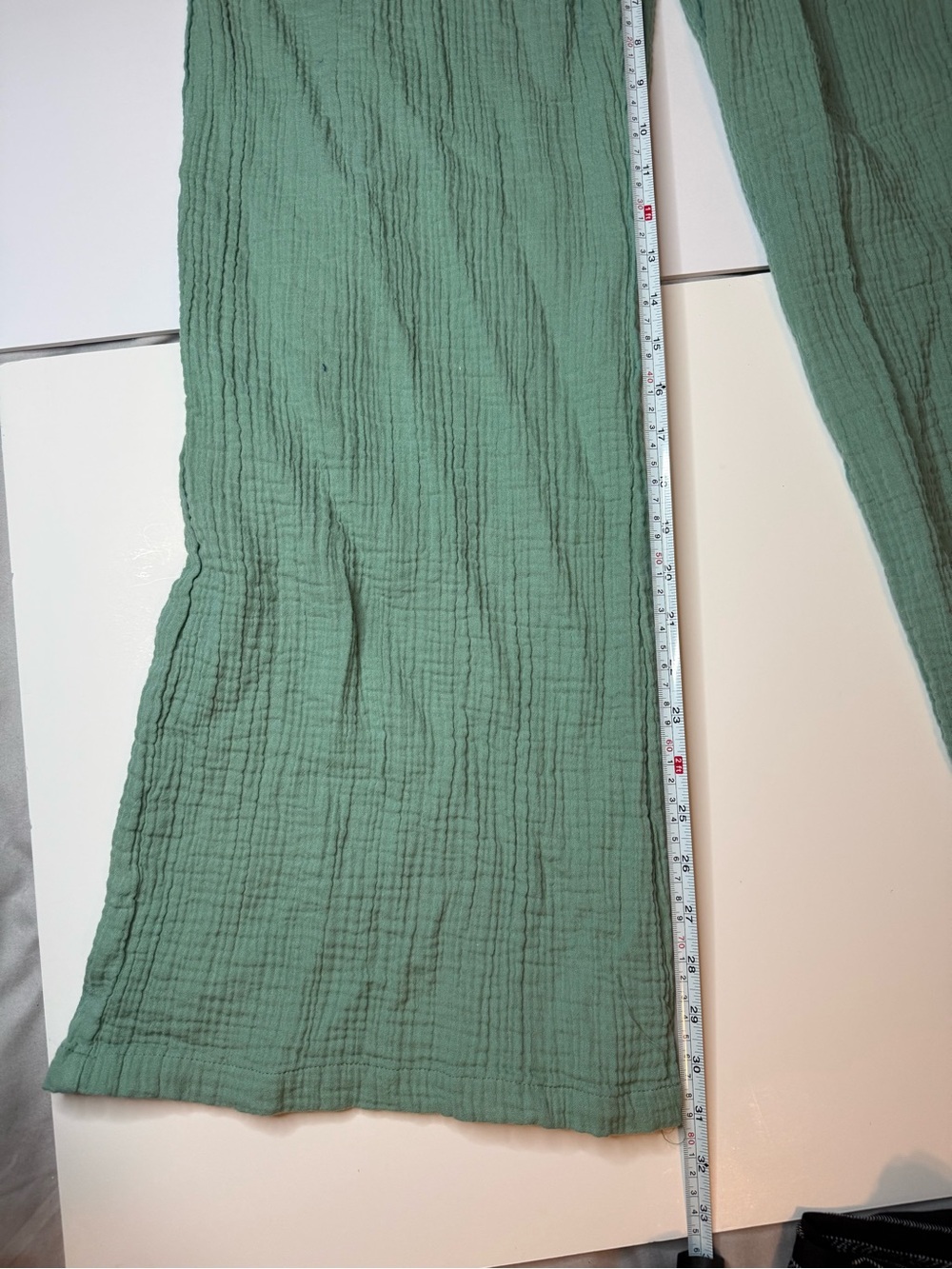 Lotus & Luna sea foam green 100% cotton pants - Picture 3 of 4